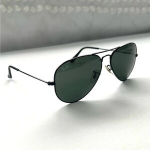 Ray Ban | Black RB3025 58-14 Aviator Classic Large